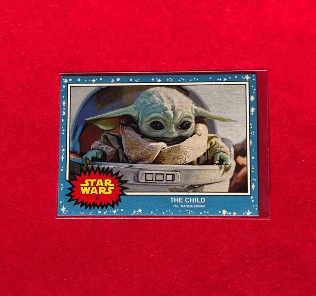 Photo of The Child from the Topps Star Wars Living Set