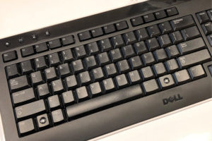 Keyboard shows all the keys in a basic font for all the characters post